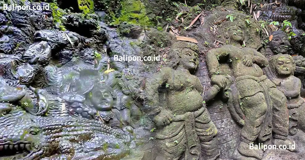 relief Ramayana di Sungai Ayung