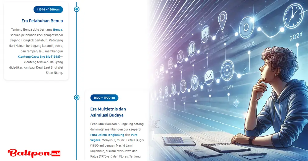 Timeline Sejarah Tanjung Benoa